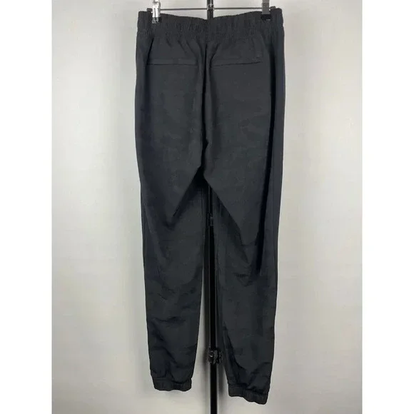 Athleta Women's Black Brooklyn Camo Lux Jacquard Stretch Pull On Jogger Pants 0 - Picture 4 of 8